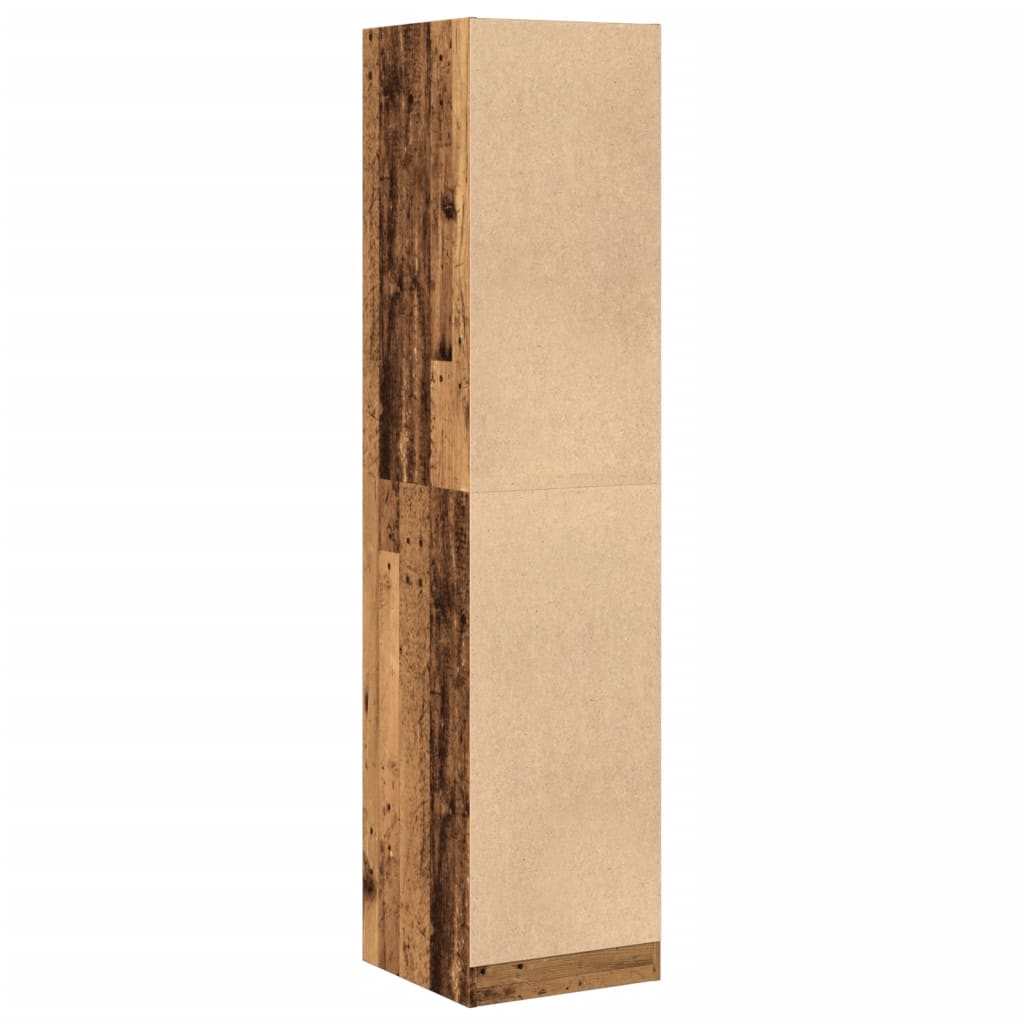 vidaXL Armadietto da Farmacia Legno Vecchio 40x41x174,5 cm Truciolato