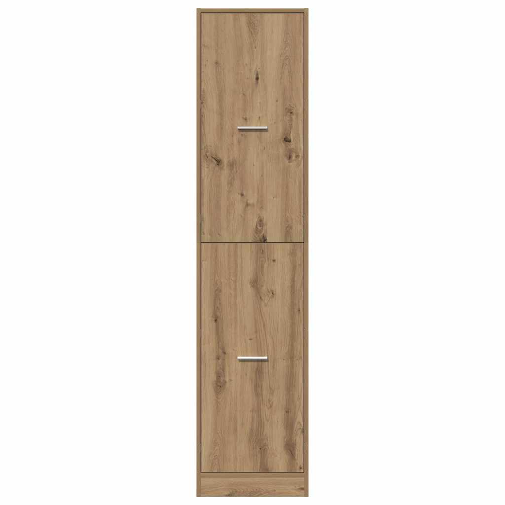Armadietto da Farmacia Rovere 40x41x174,5 cm in Truciolato 3309653