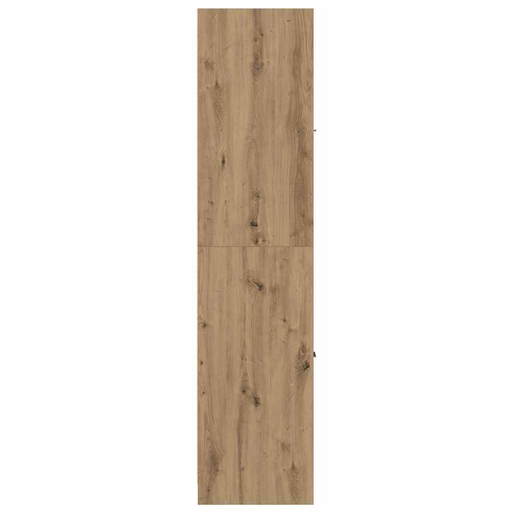 Armadietto da Farmacia Rovere 40x41x174,5 cm in Truciolato 3309653