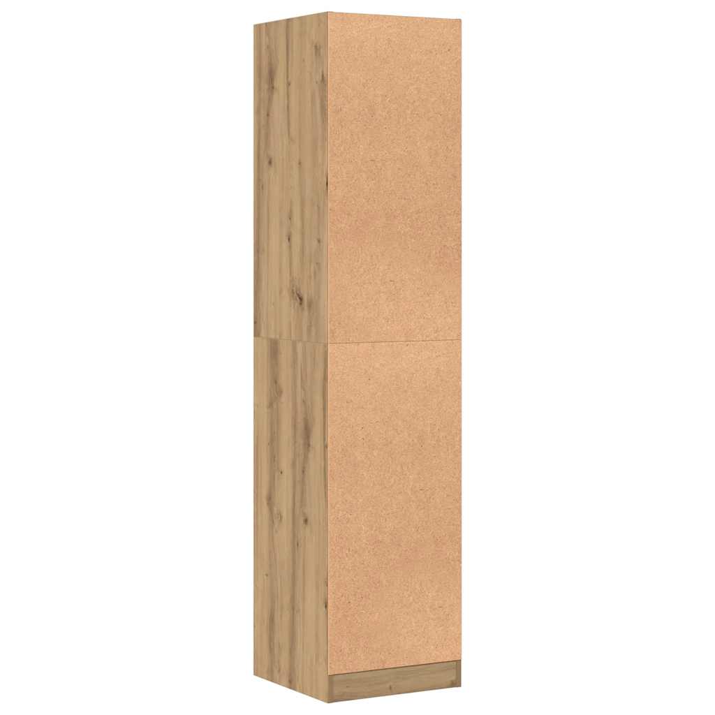 vidaXL Armadietto da Farmacia Rovere 40x41x174,5 cm in Truciolato