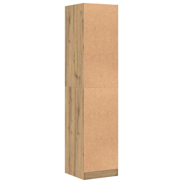 vidaXL Armadietto da Farmacia Rovere 40x41x174,5 cm in Truciolato
