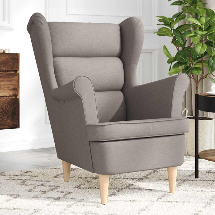 vidaXL Poltrona Tortora 74x84x100 cm in Tessuto