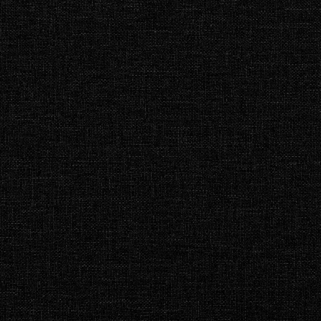 vidaXL Sedia a Dondolo Nera 74x90x102 cm in Tessuto