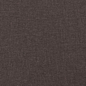 Sedia a Dondolo Marrone Scuro 74x90x102 cm in Tessuto 4016923