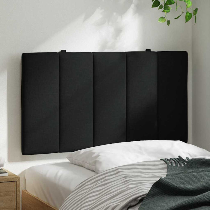 Cuscino Testiera-Cuscino per Testiera Hanko Nero 80 cm in Tessuto