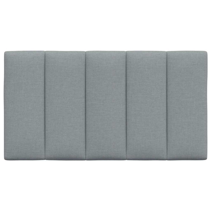 Cuscino Testiera Hanko Grigio Chiaro 90 cm in Tessuto 4019142