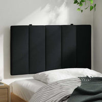 Cuscino Testiera-Cuscino per Testiera Hanko Nero 90 cm in Tessuto