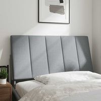 Cuscino Testiera-Cuscino per Testiera Hanko Grigio Chiaro 100 cm in Tessuto