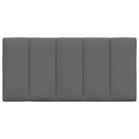 Cuscino Testiera Hanko Grigio Scuro 100 cm in Tessuto 4019150