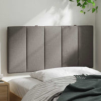 Cuscino Testiera-Cuscino per Testiera Hanko Tortora 100 cm in Tessuto