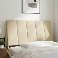 Cuscino Testiera-Cuscino per Testiera Hanko Crema 100 cm in Tessuto