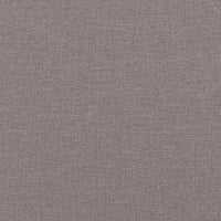 vidaXL Cuscino Testiera Tortora 120 cm in Tessuto