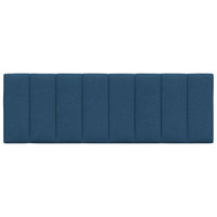 Cuscino Testiera Hanko Blu 120 cm in Tessuto 4019162