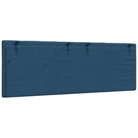 Cuscino Testiera Hanko Blu 120 cm in Tessuto 4019162