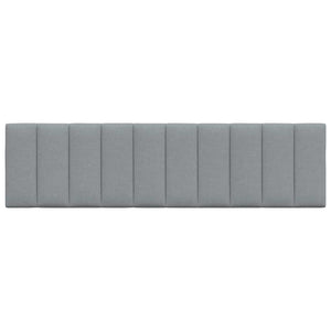 Cuscino Testiera Hanko Grigio Chiaro 180 cm in Tessuto 4019177