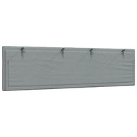 Cuscino Testiera-Cuscino per Testiera Hanko Grigio Chiaro 180 cm in Tessuto