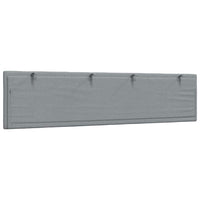 Cuscino Testiera Hanko Grigio Chiaro 200 cm in Tessuto 4019184