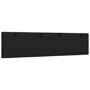 Cuscino Testiera-Cuscino per Testiera Hanko Nero 200 cm in Tessuto