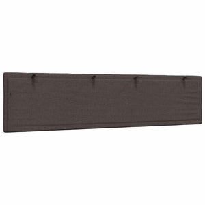 vidaXL Cuscino Testiera Marrone Scuro 200 cm in Tessuto