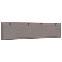 Cuscino Testiera-Cuscino per Testiera Hanko Tortora 200 cm in Tessuto