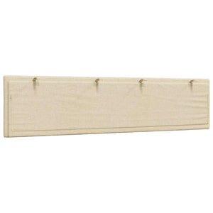 Cuscino Testiera Hanko Crema 200 cm in Tessuto 4019189