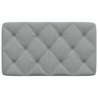 Cuscino Testiera Grigio Chiaro 80 cm in Tessuto 4019191
