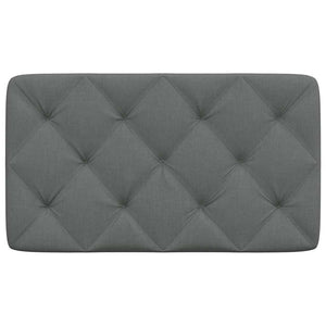 Cuscino Testiera Grigio Scuro 80 cm in Tessuto 4019192