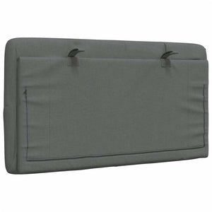 Cuscino Testiera Grigio Scuro 80 cm in Tessuto 4019192