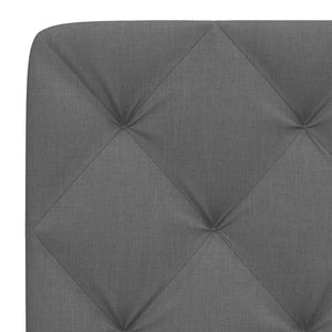 Cuscino Testiera Grigio Scuro 80 cm in Tessuto 4019192
