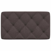 Cuscino Testiera Marrone Scuro 80 cm in Tessuto 4019194