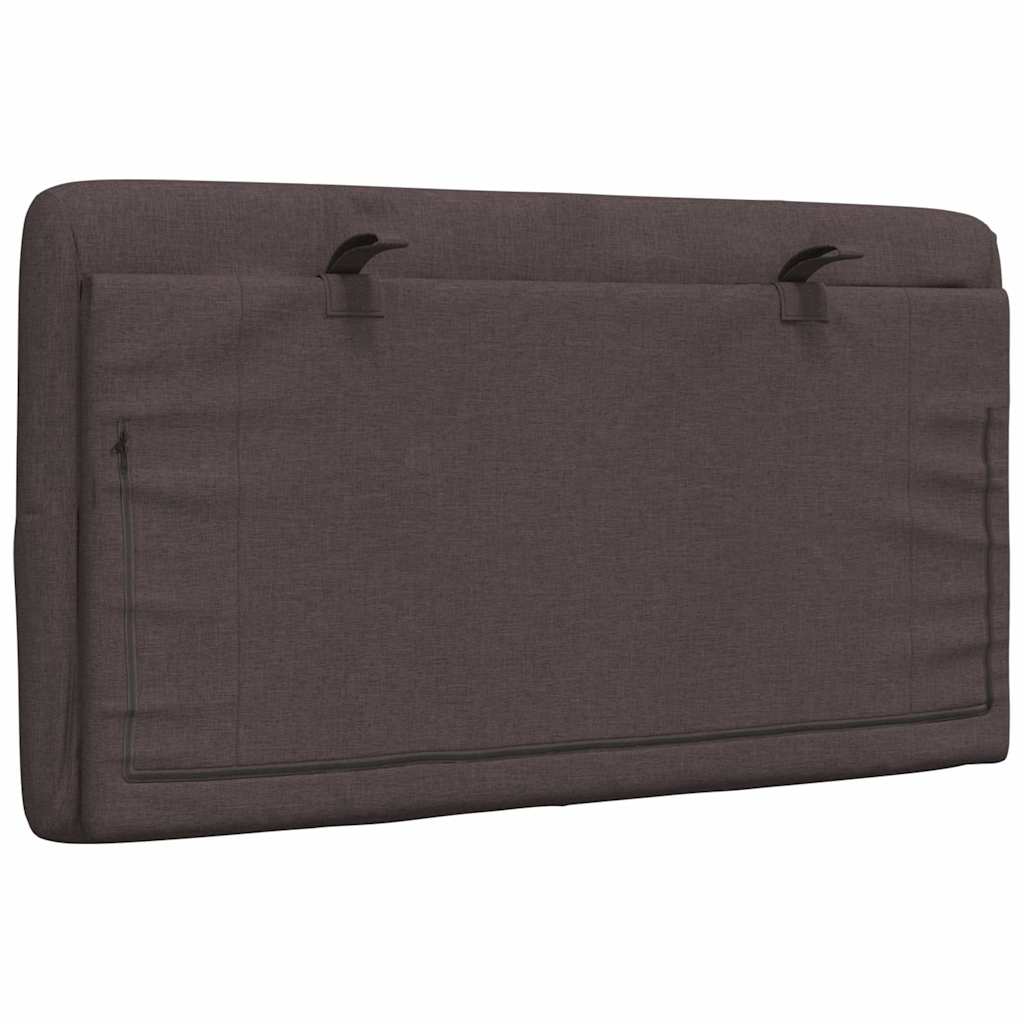 Cuscino Testiera Marrone Scuro 80 cm in Tessuto 4019194