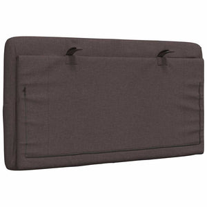 Cuscino Testiera Marrone Scuro 80 cm in Tessuto 4019194