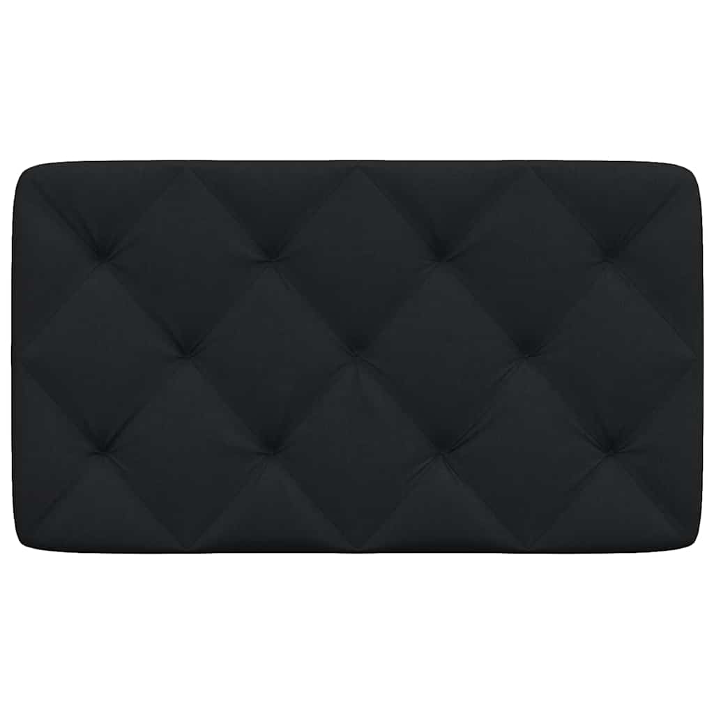 Cuscino Testiera Nero 90 cm in Tessuto 4019200