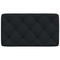 Cuscino Testiera Nero 90 cm in Tessuto 4019200