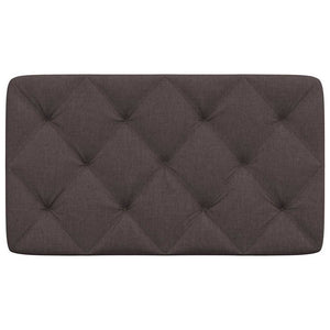 Cuscino Testiera Marrone Scuro 90 cm in Tessuto 4019201
