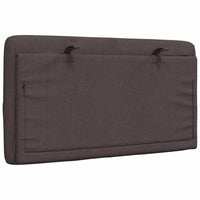 Cuscino Testiera Marrone Scuro 90 cm in Tessuto 4019201