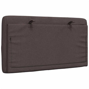 Cuscino Testiera Marrone Scuro 90 cm in Tessuto 4019201