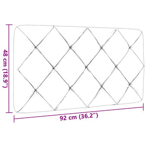 Cuscino Testiera Crema 90 cm in Tessuto 4019203