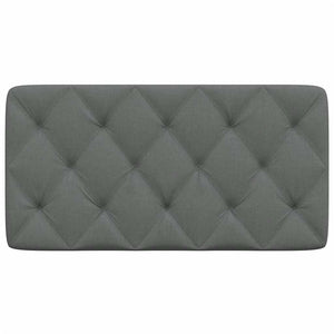 Cuscino Testiera Grigio Scuro 100 cm in Tessuto 4019206