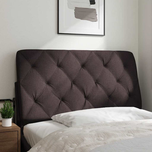 Cuscino Testiera Marrone Scuro 100 cm in Tessuto 4019208