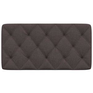 Cuscino Testiera Marrone Scuro 100 cm in Tessuto 4019208