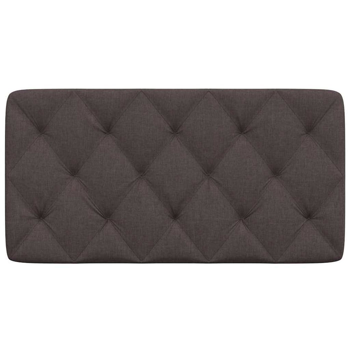 Cuscino Testiera Marrone Scuro 100 cm in Tessuto 4019208