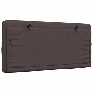 Cuscino Testiera Marrone Scuro 100 cm in Tessuto 4019208