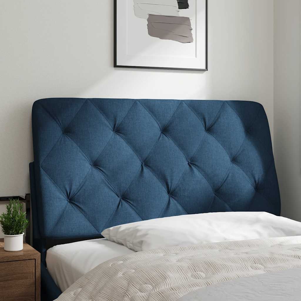 Cuscino Testiera Blu 100 cm in Tessuto 4019211