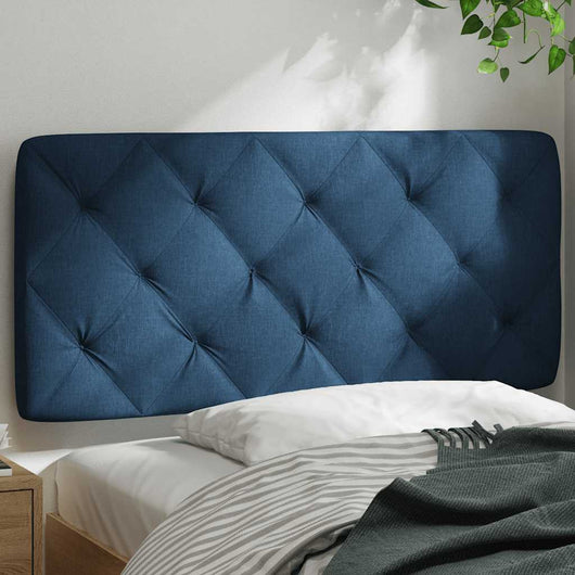 Cuscino Testiera Blu 100 cm in Tessuto 4019211