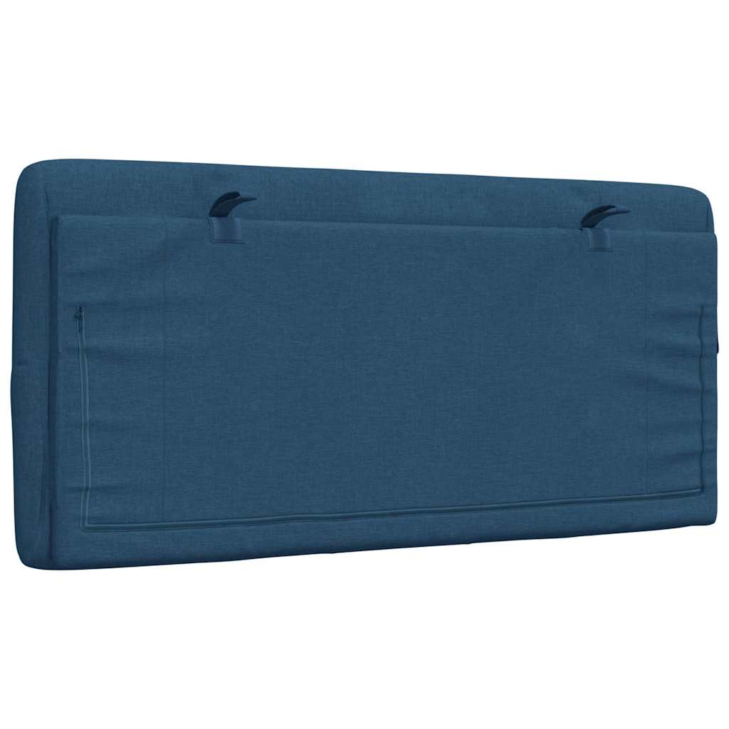 Cuscino Testiera Blu 100 cm in Tessuto 4019211