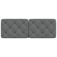 Cuscino Testiera Grigio Scuro 120 cm in Tessuto 4019213