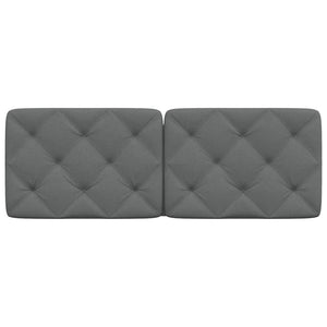 Cuscino Testiera Grigio Scuro 120 cm in Tessuto 4019213