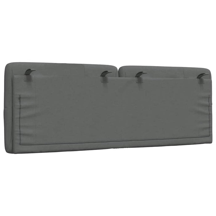 Cuscino Testiera Grigio Scuro 120 cm in Tessuto 4019213