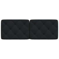 Cuscino Testiera Nero 120 cm in Tessuto 4019214
